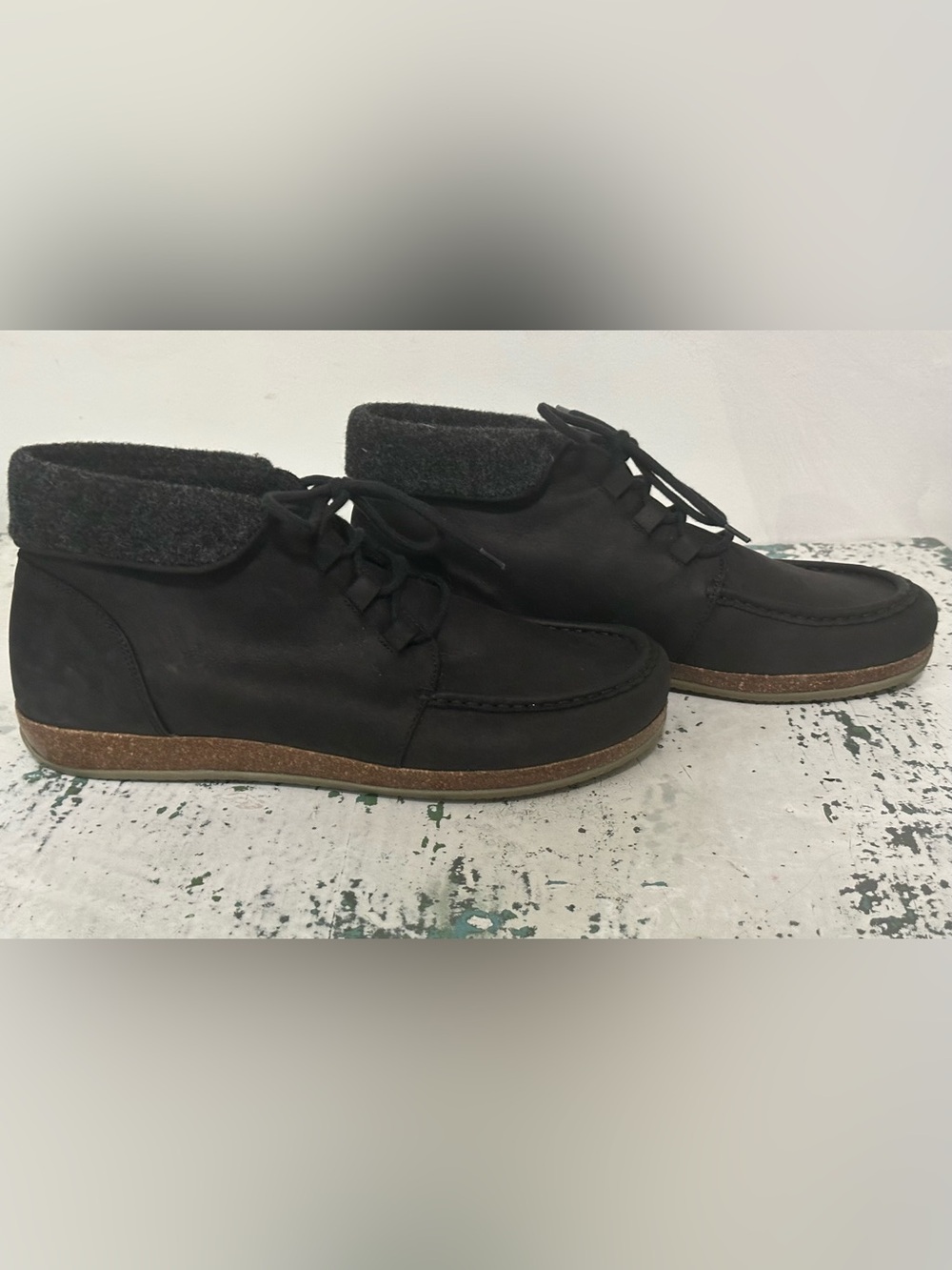 Women’s Stegmann Black Leather Boots.